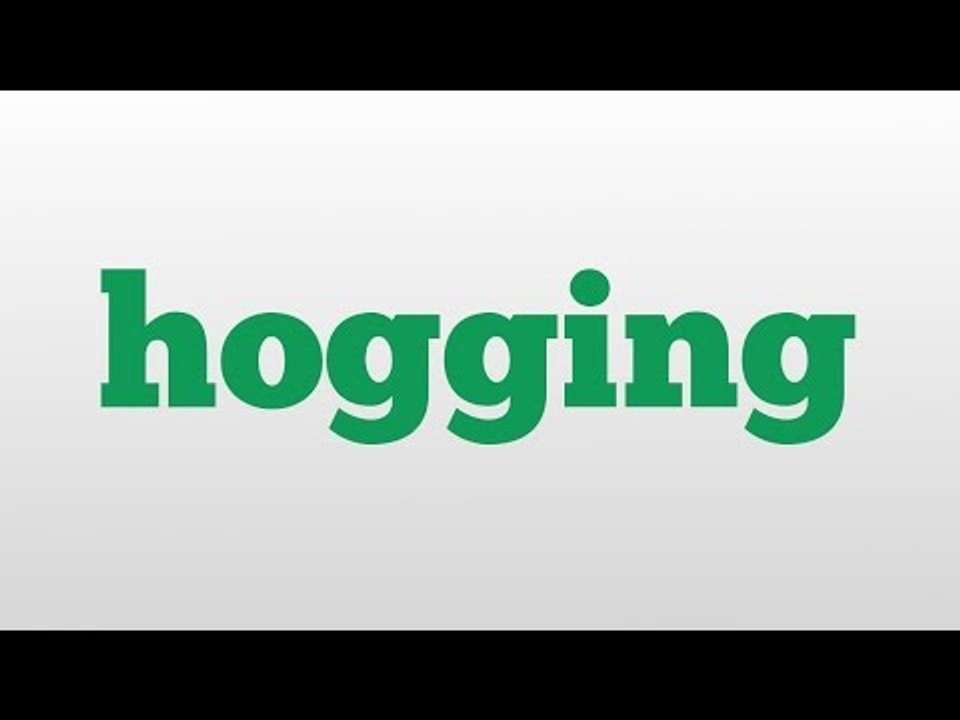 hogging meaning and pronunciation