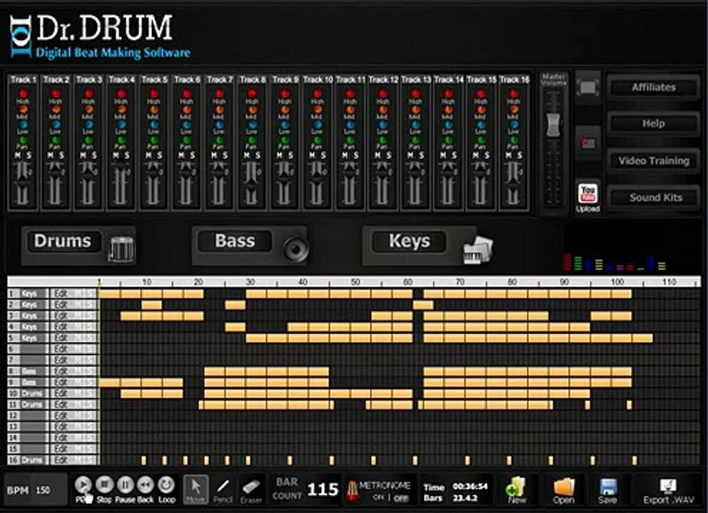 Make Your Own Music With Dr Drum Beat Making Software