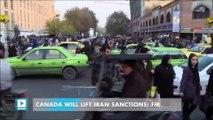 Canada will lift Iran sanctions: FM