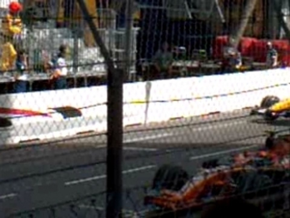 F1 Monaco 2007 Essais départ