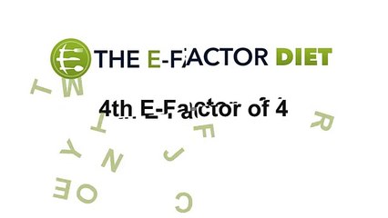 How To Lose Weight Fast With The E Factor Diet - 4th Weight Loss Factor - Enjoyment