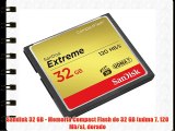 Sandisk 32 GB - Memoria Compact Flash de 32 GB (udma 7 120 Mb/s) dorado