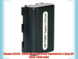 Blumax 65130 - Bater?a de ion de litio equivalente a Sony NP-FM50 (1500 mAh)