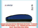 Cargador doble (USB/Coche/Corriente)   2x Bater?as AHDBT-301/-302 [Polymer - 3.7V / 1180mAh]