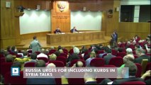 Russia urges for including Kurds in Syria talks