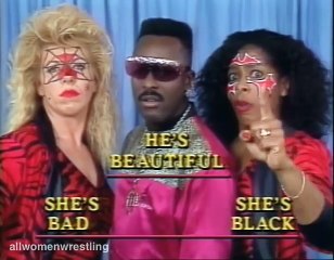Cheryl Rusa and Sindy Paradise vs Bad Black and Beautiful - LPWA Ladies  Pro Wrestling