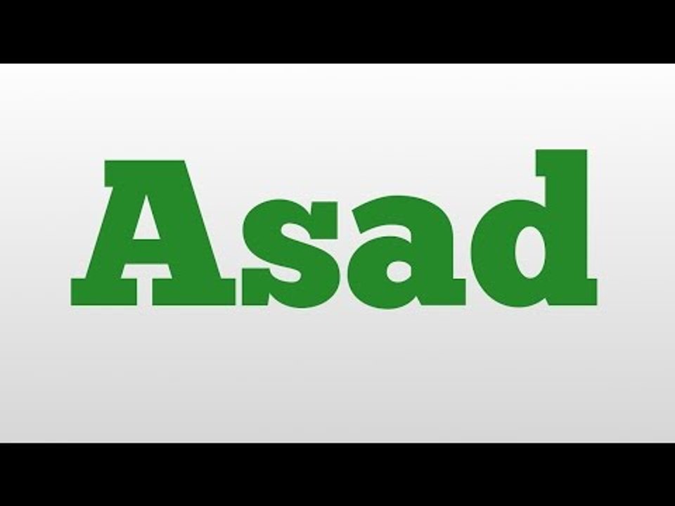 Asad meaning and pronunciation - video Dailymotion