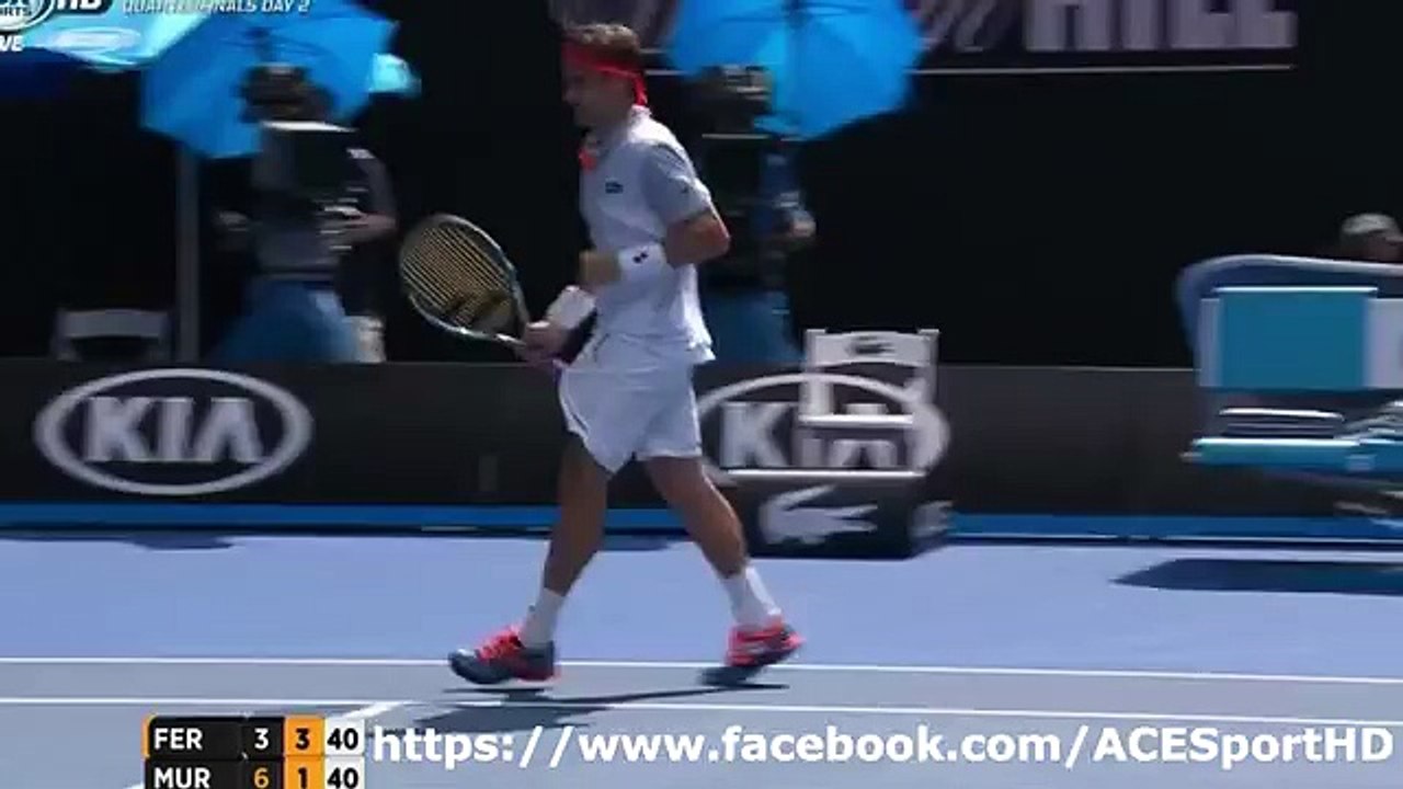 Andy Murray vs David Ferrer 2016-01-27 Quarter...