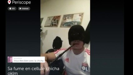 Sa fume en cellule chicha oklm (Periscope en prison)