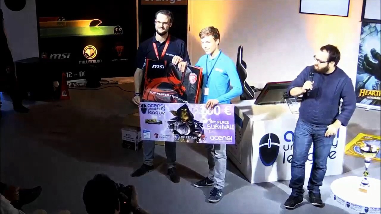 Remise des prix - Hearthstone - AUL 2015
