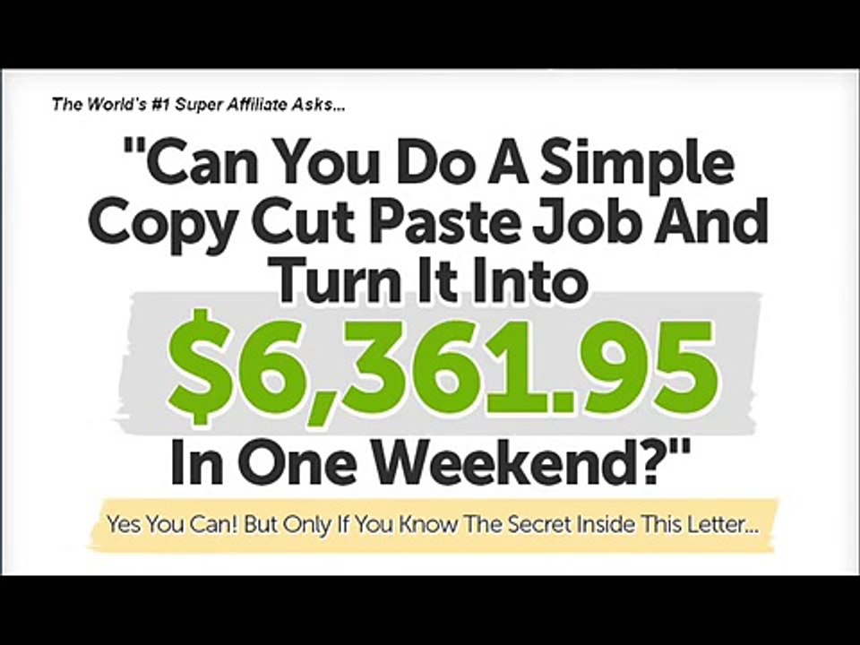 Ewen Chia's Copy Paste Income - Brand New For 2015!