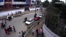 Nepal Earthquake Dharahara CCTV   Footage  Disastrous Earthquakes