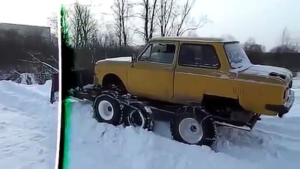 Самодельный снегоуборочный Запорожец