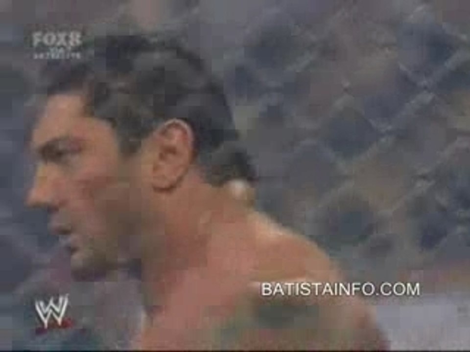 Undertaker vs Batista cage match part1