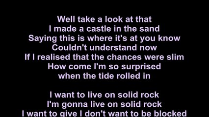 Dire Straits – Solid Rock Lyrics