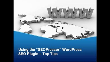 Using the SEOPressor WordPress SEO Plugin - Top Tips