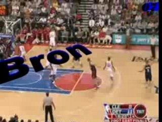 LeBron James Super  reverse Slam Dunk (playoff 2007)