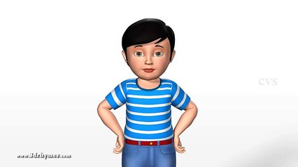 Learning Actions For kids - 3D Animation Preschool Rhymes for children