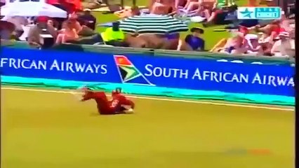 Best Catches in the Cricket world Best Acrobatic Catches