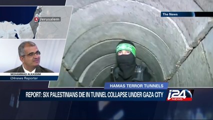 6 Palestinians die in tunnel collapse under Gaza City