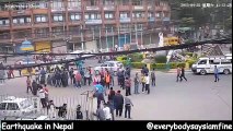 Nepal Earthquake Live CCTV footage from 10 spots  Disastrous Earthquakes