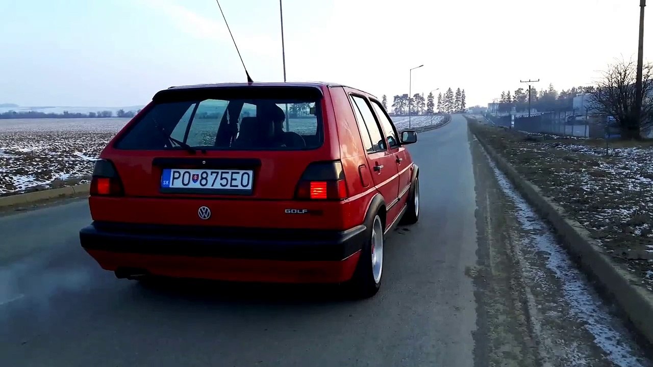 VW Golf Mk2 GTI 8V exhaust sound - acceleration