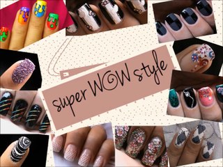 1. framed glitter nails