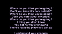 Dire Straits – Where Do You Think You're Going  Lyrics