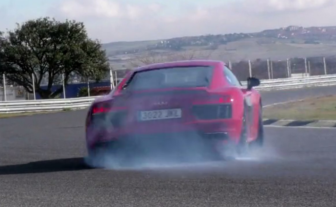 Prueba en vídeo: Audi R8 V10 2016 en el circuito del Jarama