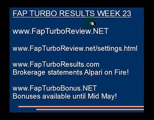 FAP TURBO Week 23 Results