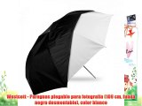 Westcott - Paraguas plegable para fotograf?a (109 cm funda negra desmontable) color blanco