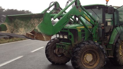 Crise agricole. Blocage à Kervidanou