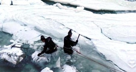 İpi Tutamadı, Gözden Kayboldu! Çoruh'a Düşen Çocuk Buzların Altında Aranıyor