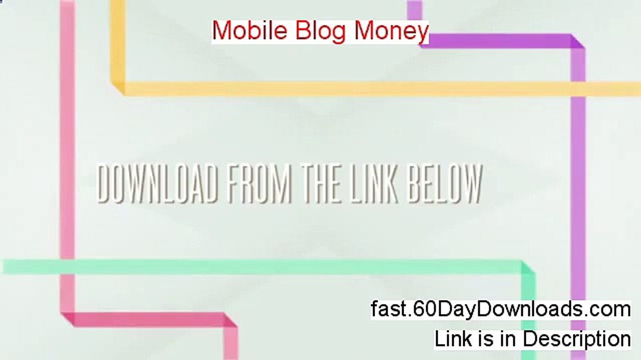 Mobile Blog Money Software - Mobile Blog Money