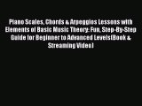 (PDF Download) Piano Scales Chords & Arpeggios Lessons with Elements of Basic Music Theory: