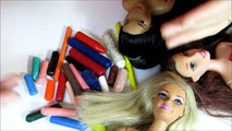 Como Fazer Mechas Coloridas no Cabelo da Barbie e Outras Bonecas
