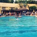 Unbelievable Stunts of Man on Flyboard_Awesome  stunts in Swimming pool