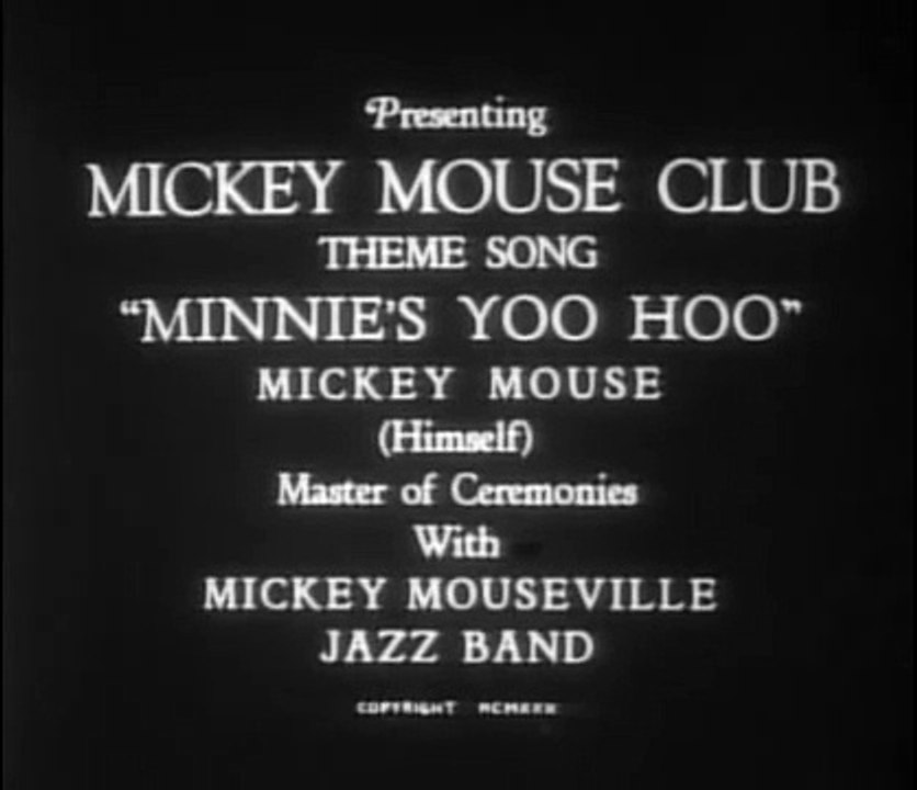 Mickey sings Minnie's Yoo Hoo - mickeys disney store.com