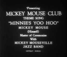 Mickey sings Minnie's Yoo Hoo - mickeys disney store.com