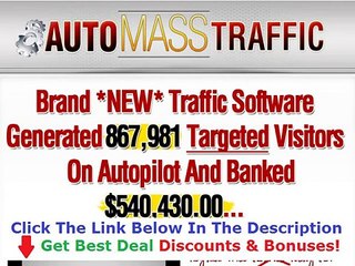 Auto Mass Traffic Generation Software Black Hat +++ 50% OFF +++ Discount Link