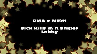 Sick Kills In a Quickscope Lobby - Modern Warfare 2 - RMAx M1911