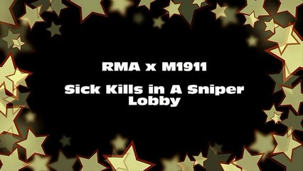 Sick Kills In a Quickscope Lobby - Modern Warfare 2 - RMAx M1911