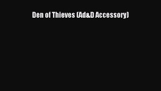 [PDF Download] Den of Thieves (Ad&D Accessory) [Download] Full Ebook