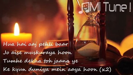 Hua Hai Aaj Pehli Baar (Sanam Re - Armaan Malik) Lyrical Full Video Song - T-Series