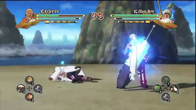 Naruto Shippuden Ultimate Ninja Storm 3 - X360 / PS3 - Killer Bee Gameplay