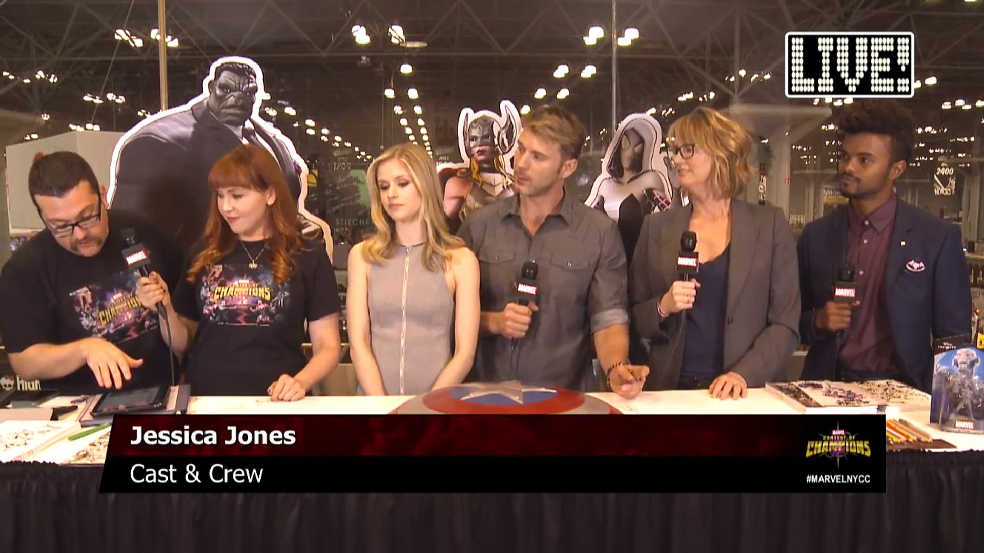 Marvels Jessica Jones cast & crew come to Marvel LIVE!