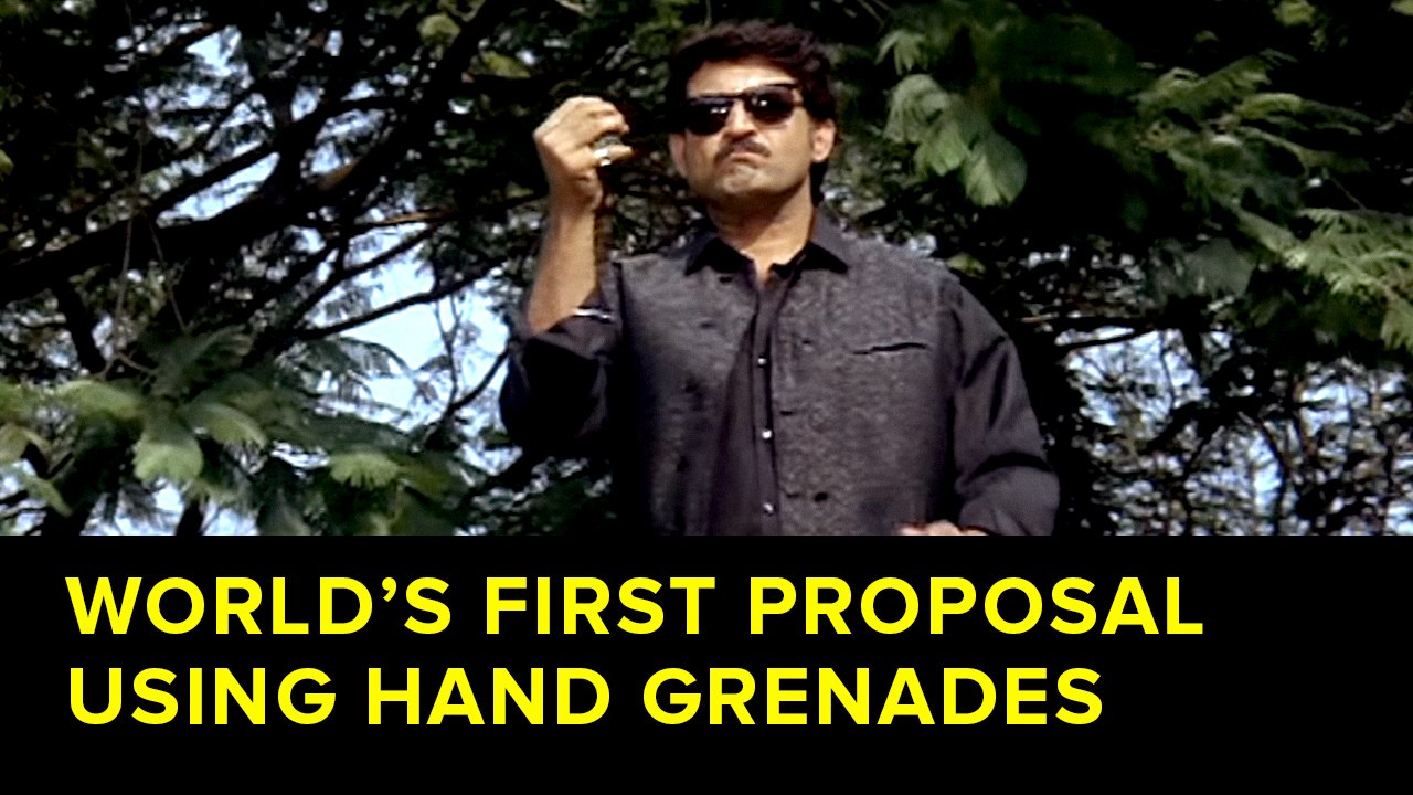 World’s First Proposal Using Hand Grenades