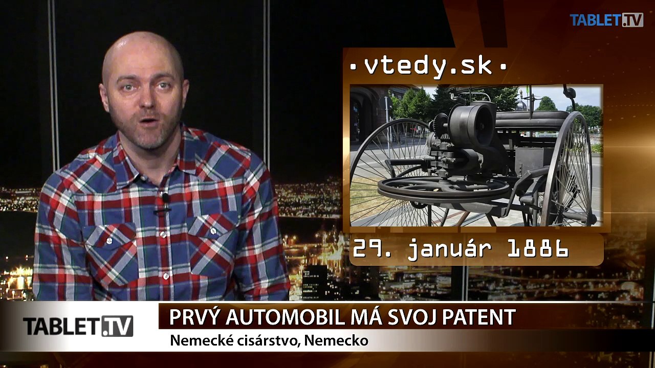 Stalo sa VTEDY: Patent na prvý automobil a obmedzenie používania sprejov