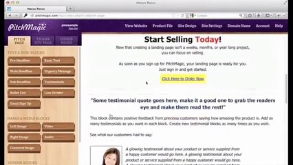 PitchMagic MP4 Easy Clickbank landing page