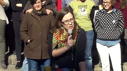 Gabriela Serra, Mireia Boya, Eulàlia Reguant, Anna Gabriel i Mireia Vehí, diputades de la CUP